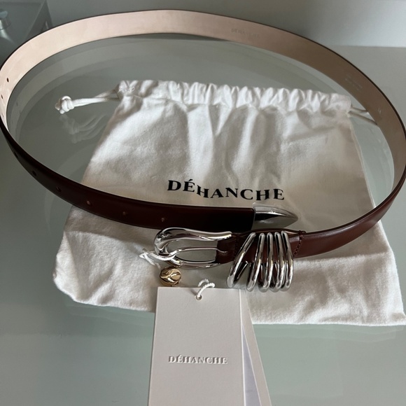 DEHANCHE Hollyhock Silver Syrup Mahogany Belt - Picture 12 of 16